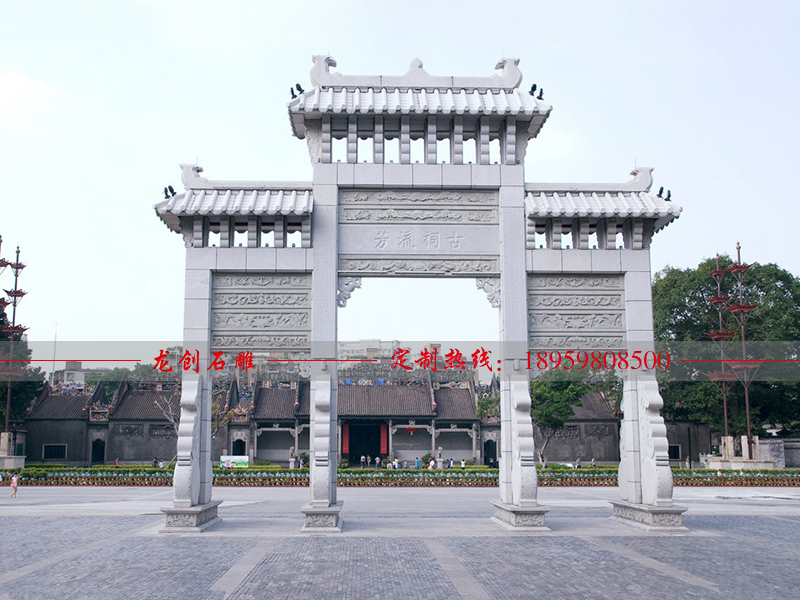 新農(nóng)村牌坊制作用什么石材？需要注意什么？